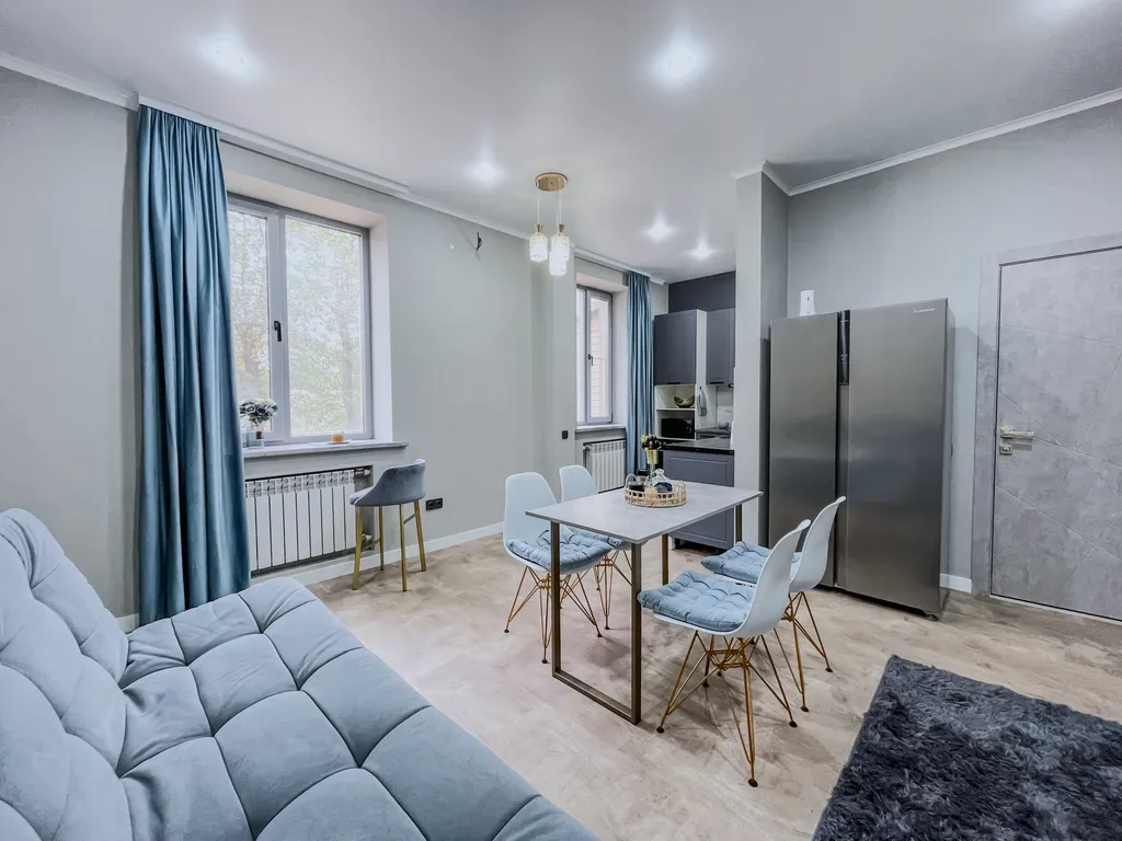 Стильная квартира с кроватью king-size