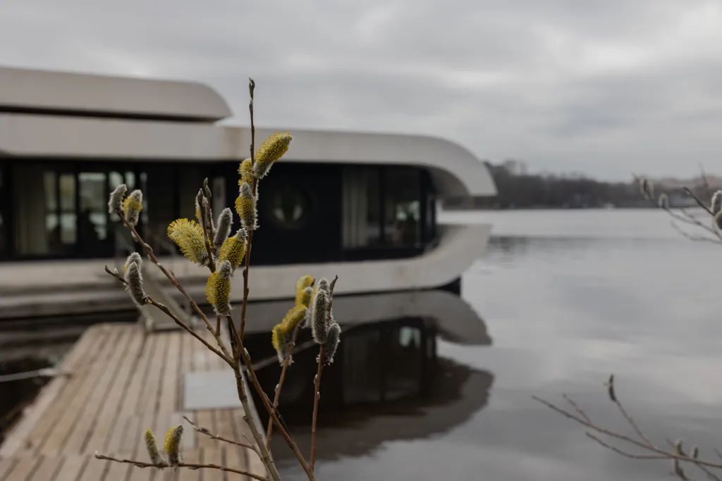 Дом на воде на Крестовском острове
