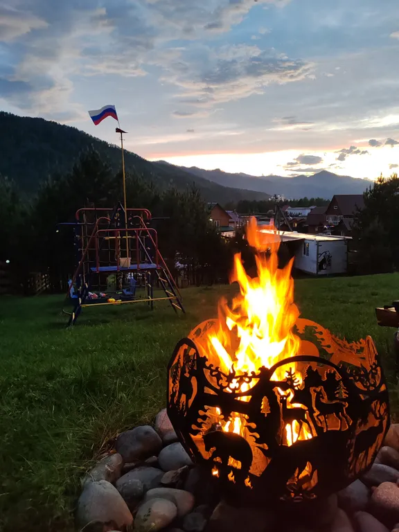 Атмосферный дом с видом на горы