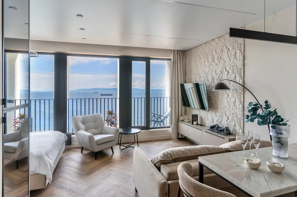 More suite с потрясающим видом на залив в 5 минутах от центра города