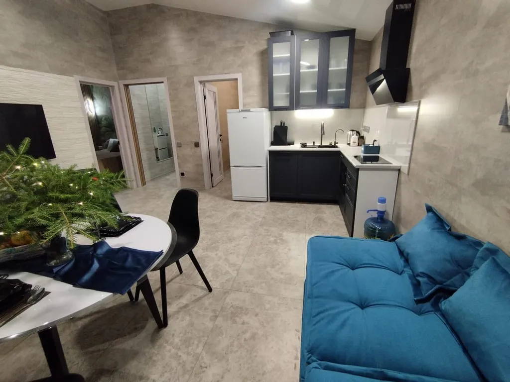 Новый загородный дом с горячей купелью и сауной