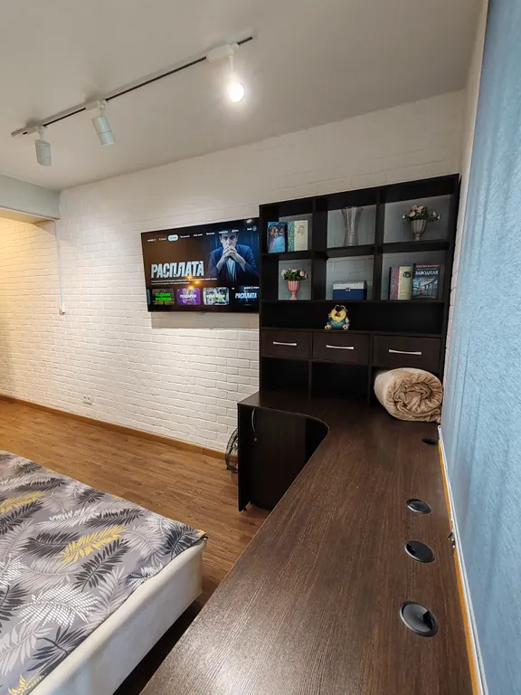 Большая студия с видом на Обь