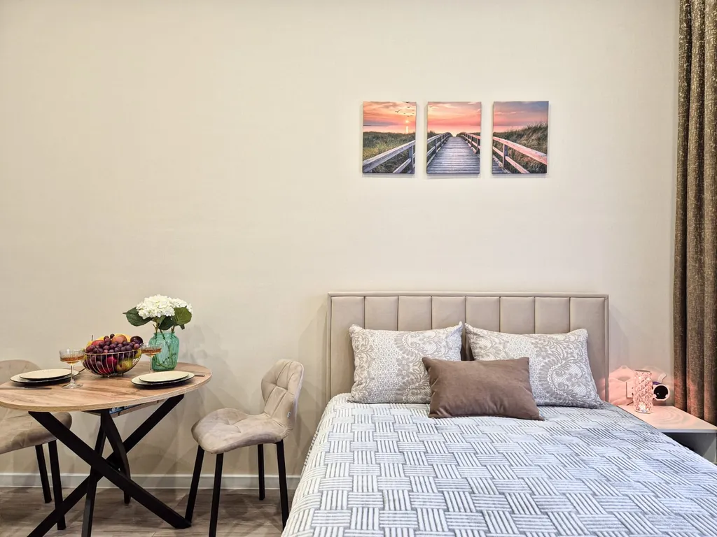 Апартаменты с видом на море, лес и горы