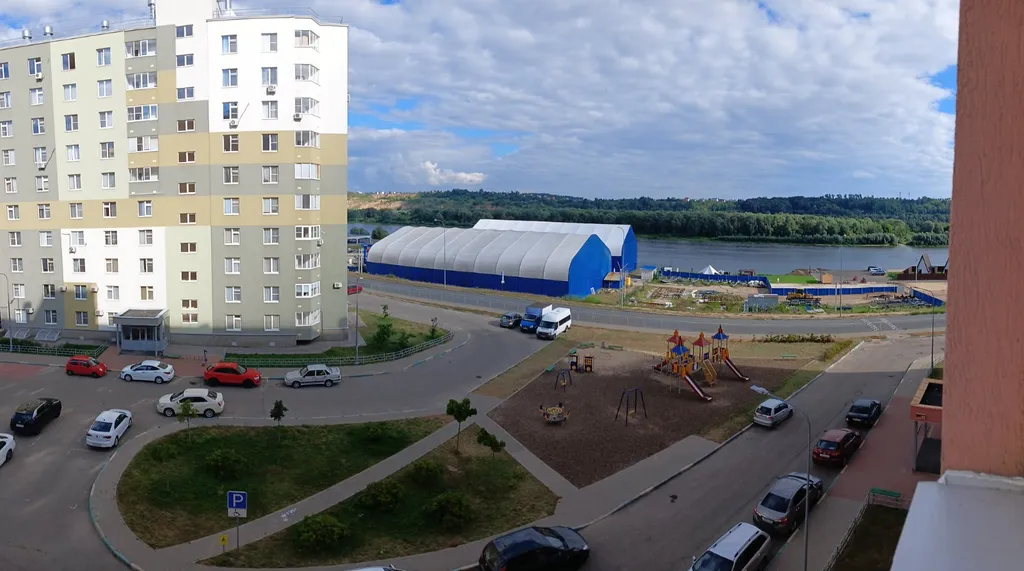 Уютная студия с видом на р. Оку