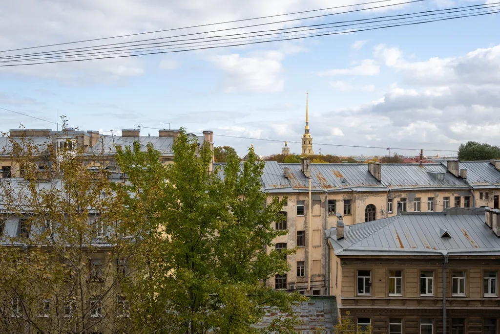Квартира Квартира Апартамент с видом на Петропавловскую крепость — Санкт-Петербург