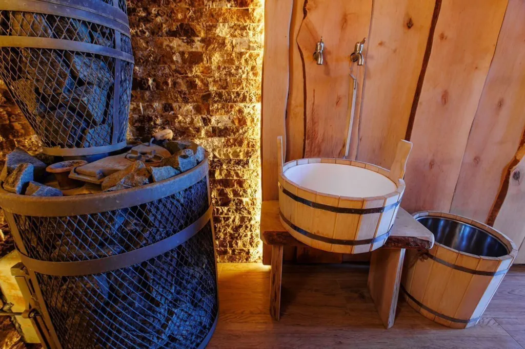 Коттедж Дом с баней и чаном с видом на озеро — Лабинск