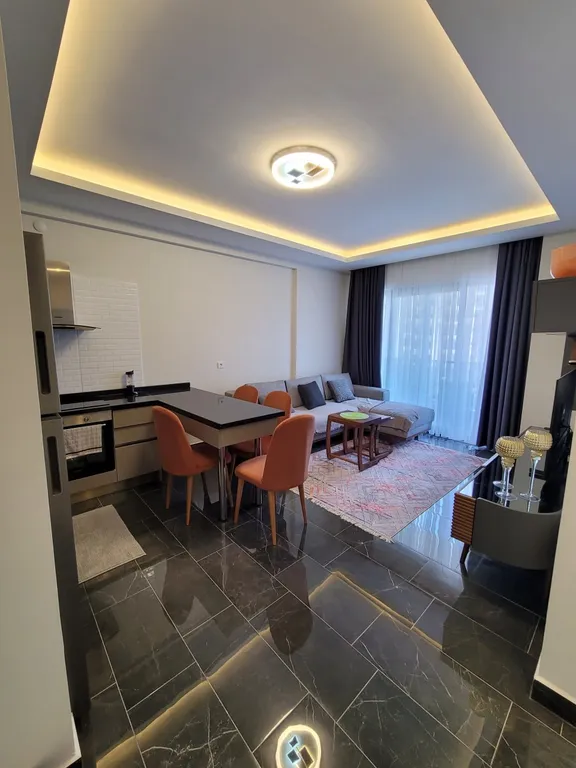 Дизайнерская 2-комнатная квартира с аквапарком на территории — аренда посуточно в Аланья