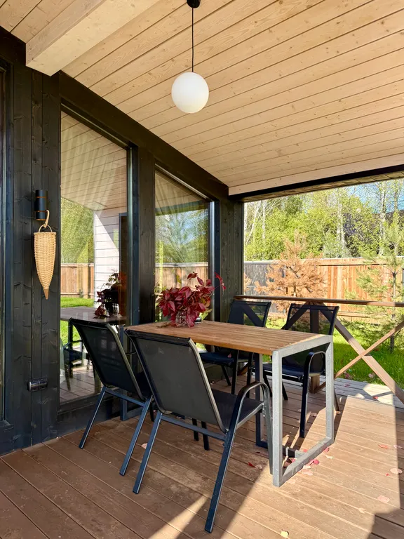 Уютный дом с чаном