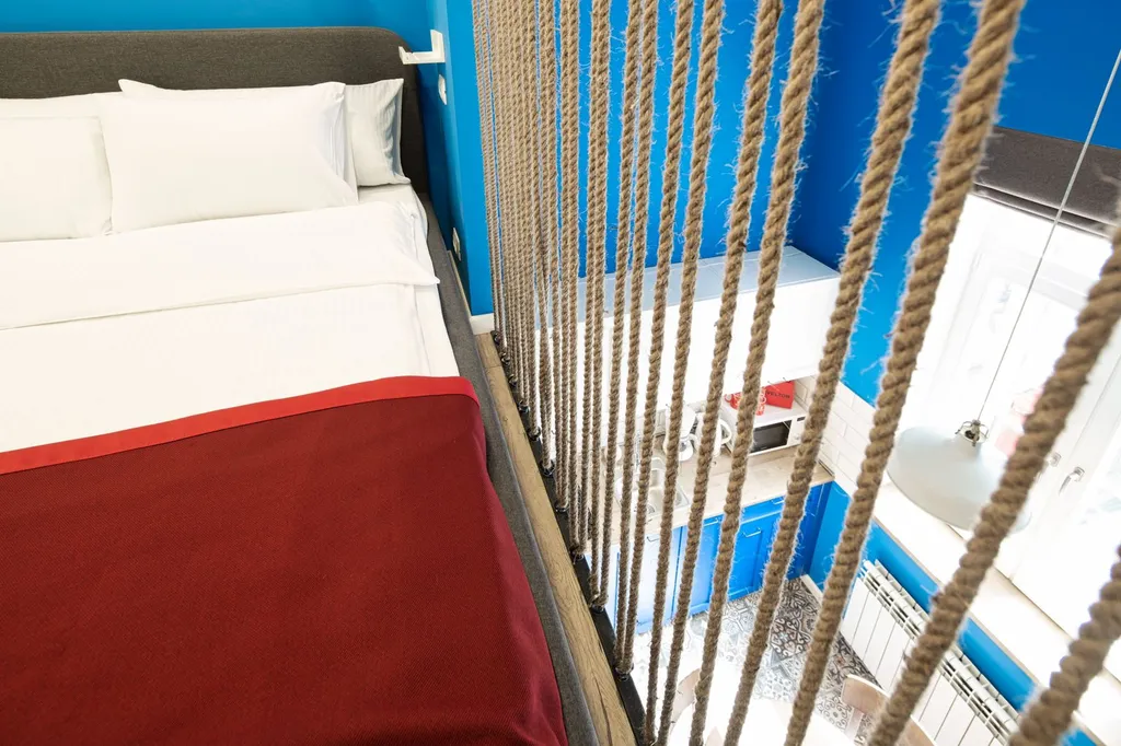 Апартаменты на 4 гостей с внутренним двориком