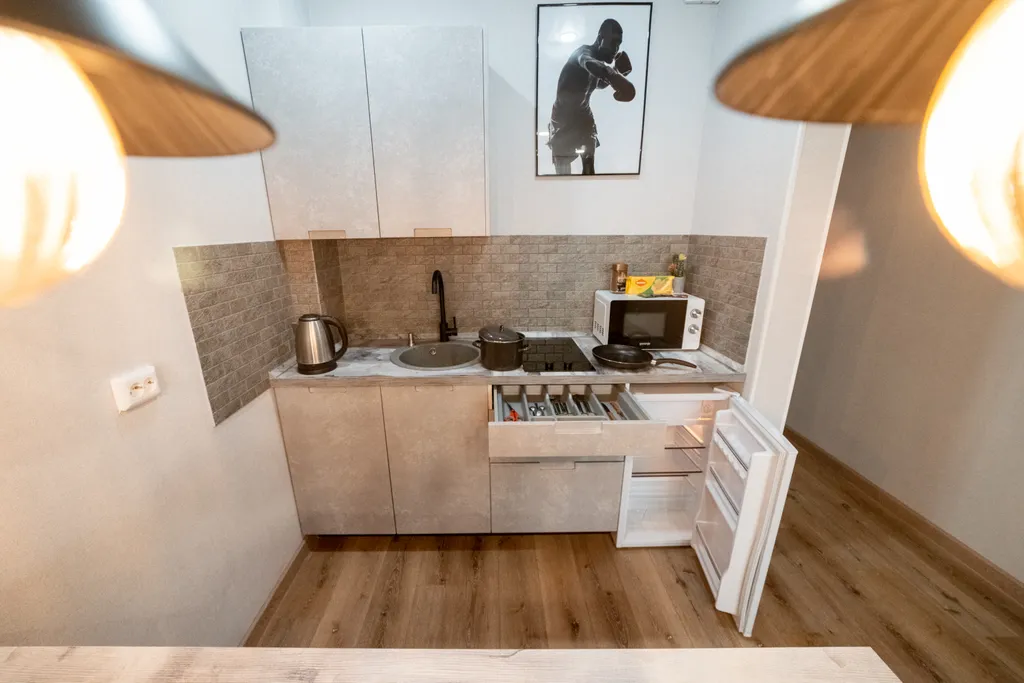 Квартира Квартира-студия Тайм-аут в двух шагах от ТРЦ Планета — Красноярск