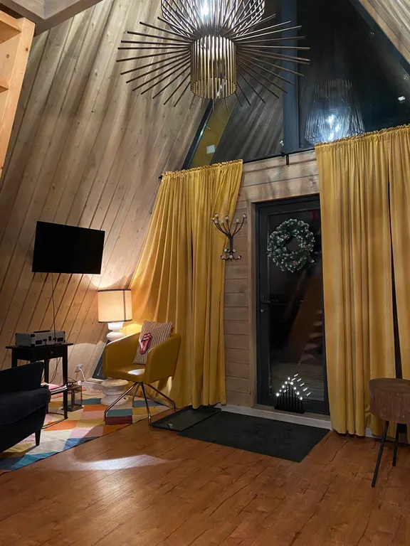 Шале Småland Люкке Хаус на хуторе близ речки