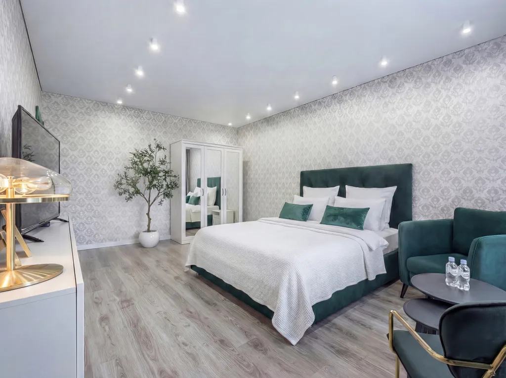 Апартаменты на 16-м этаже — лучший вид на главную площадь города