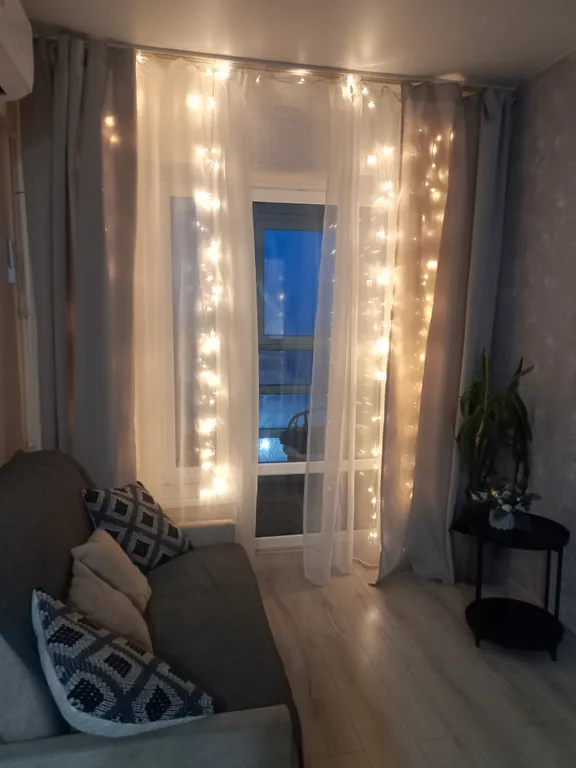 Апартаменты с закатом на озеро