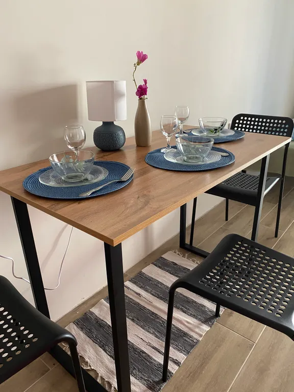 Студия с терасой в трёх минутах от пляжа