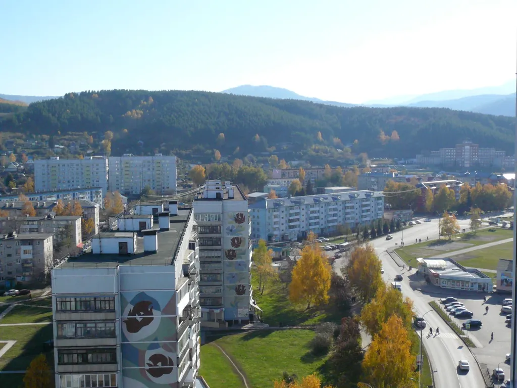 Уютная студия в центре с великолепным видом на горы