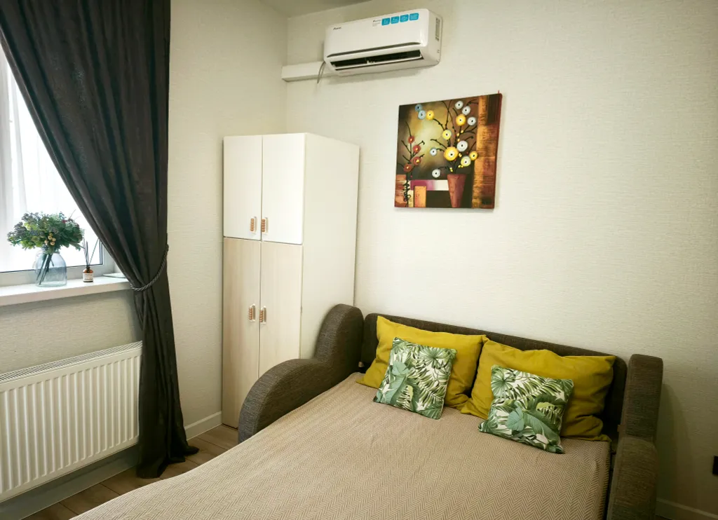 Уютная новая студия с панорамным видом