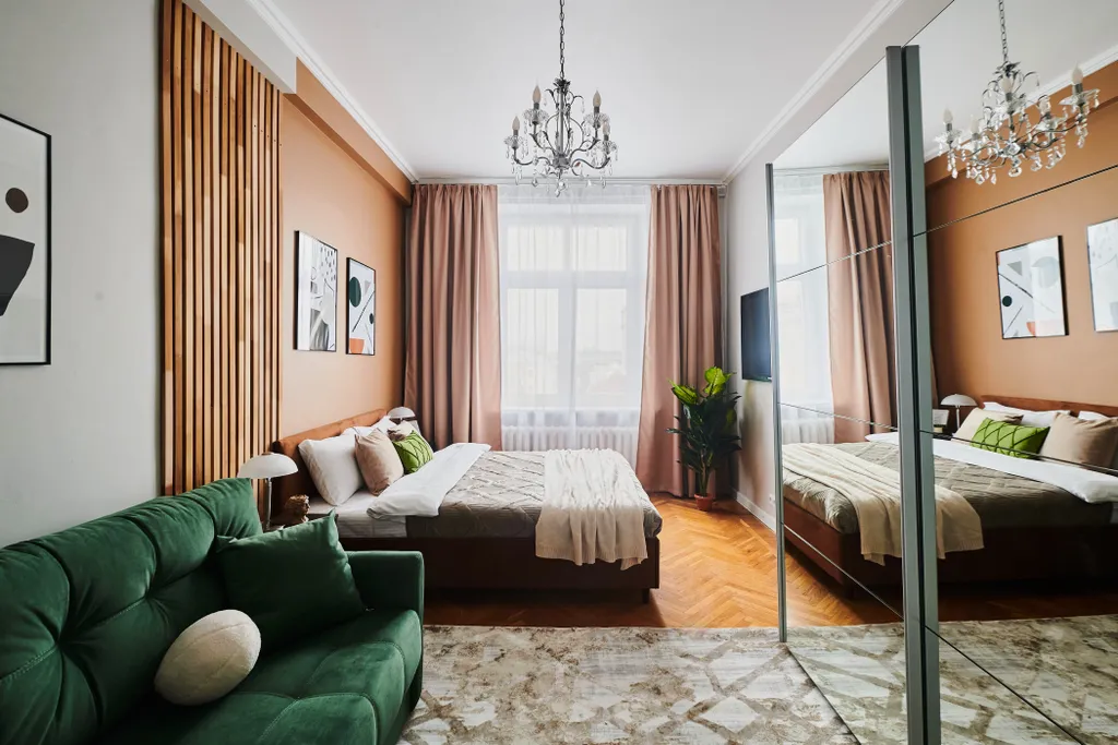 Квартира Квартира Новая трешка с видом на Тверскую — Москва