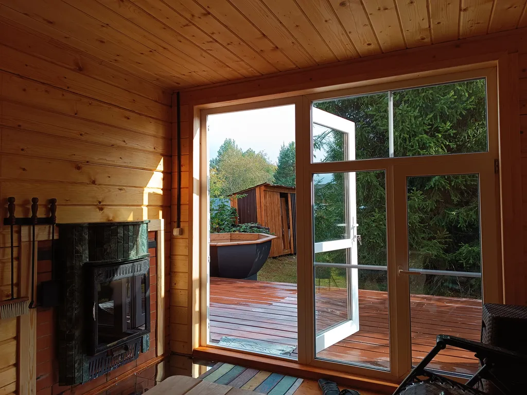 Коттедж Уютный дом с верандой и сауной — Марьино