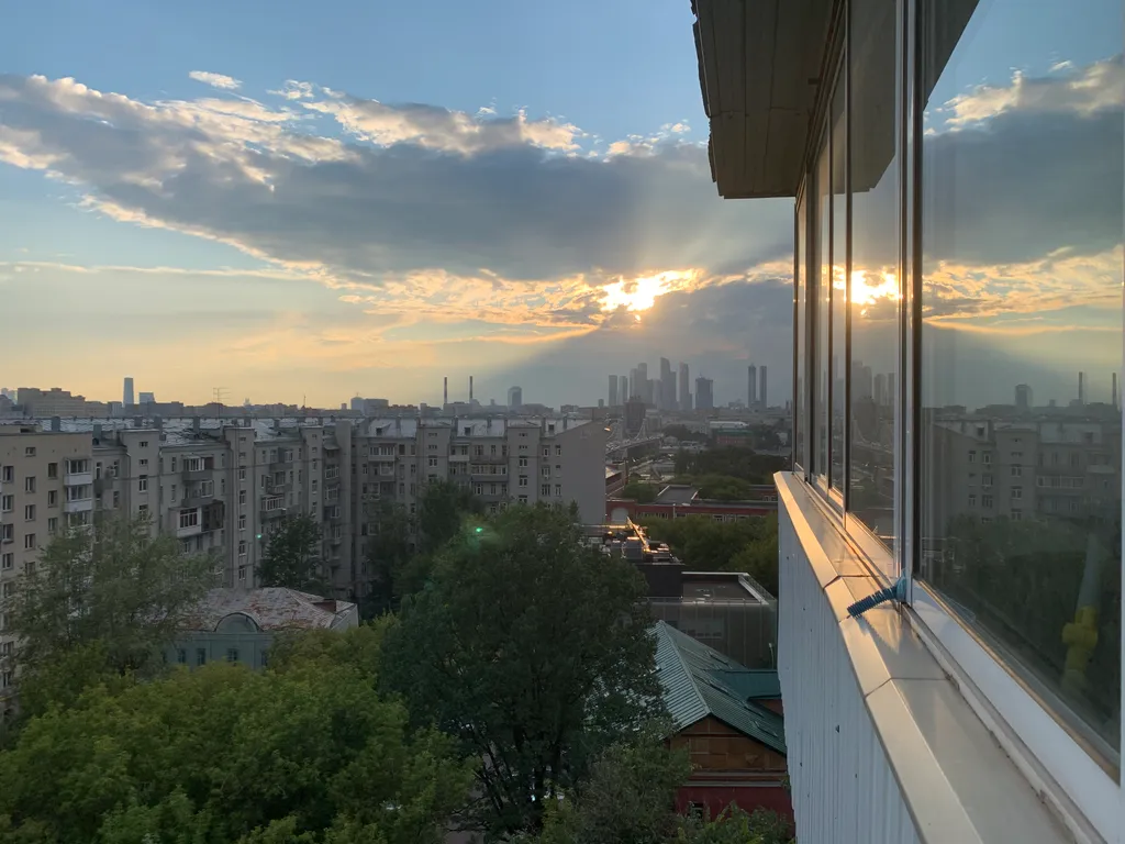 Квартира Квартира в центре с балконом, спальней и паркингом — Москва