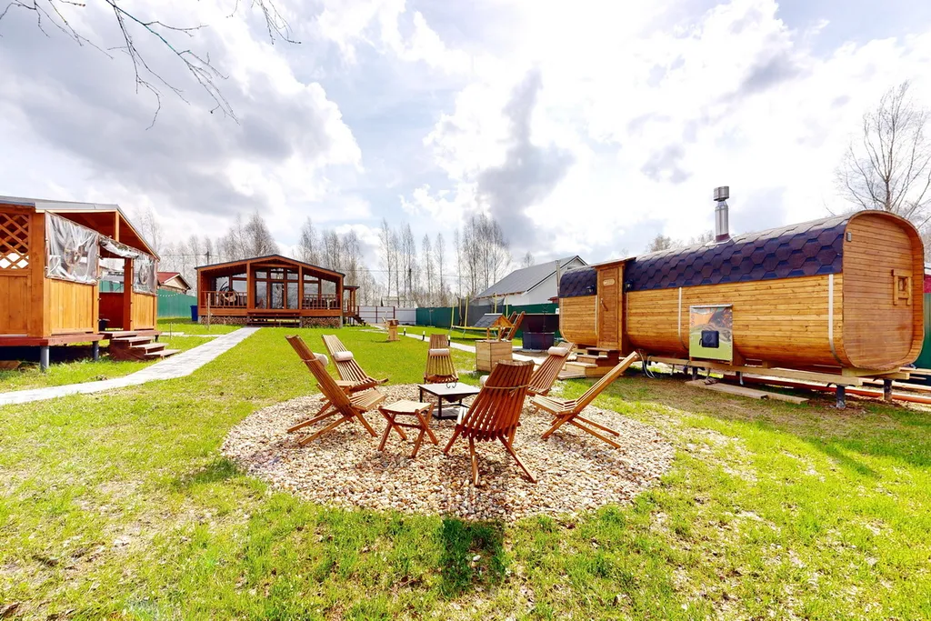 Дом с баней и чаном на участке 10 соток, Green island house