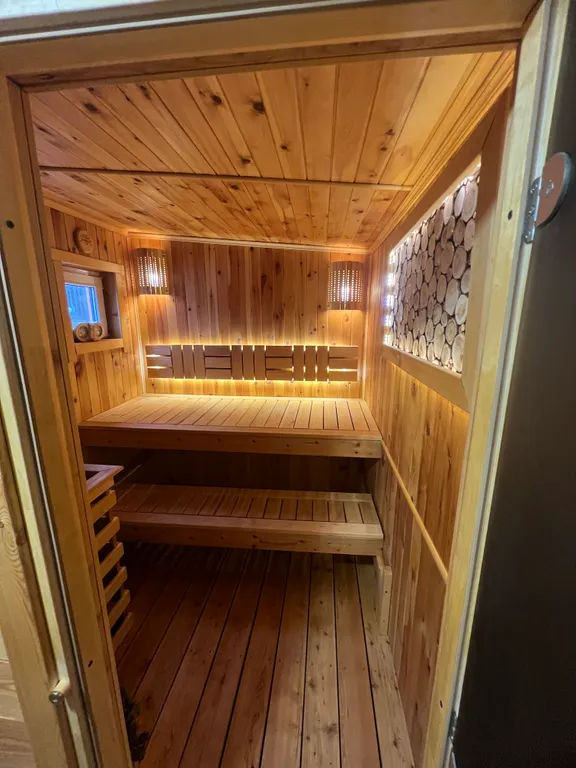 Коттедж Коттедж Уютный Афрейм с бассейном и баней — Горячий Ключ