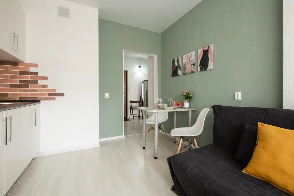 4 Угла: просторная 1К в ЖК Ривьера, Горького, 161