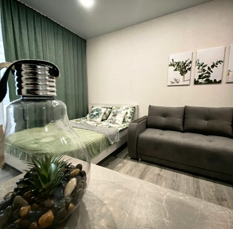 Студия в эко стиле в доме бизнес класса