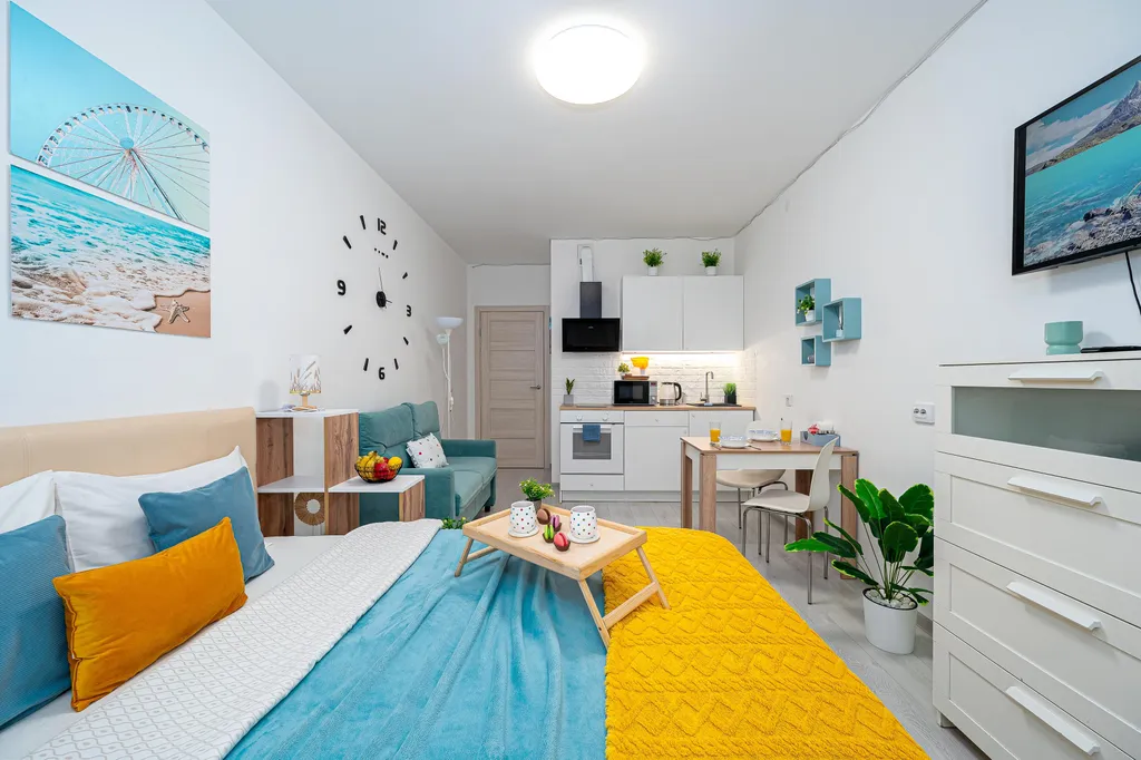 Квартира Квартира Blue Wave Apartments — Санкт-Петербург