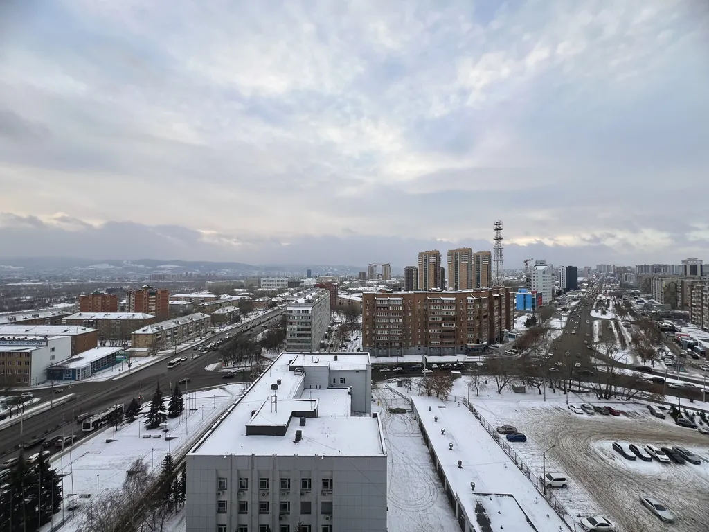 Квартира Квартира Студия с большой кроватью king size и видом на Енисей — Красноярск