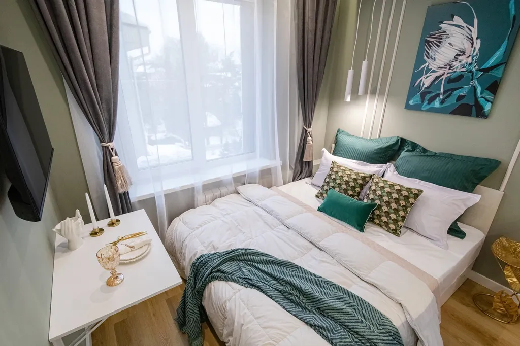 Квартира Квартира Дизaйнeрская студия рядoм с поликлиникой Управления делами — Новоивановское