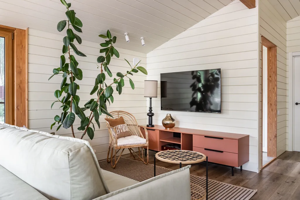 Дизайнерский дом в лесу