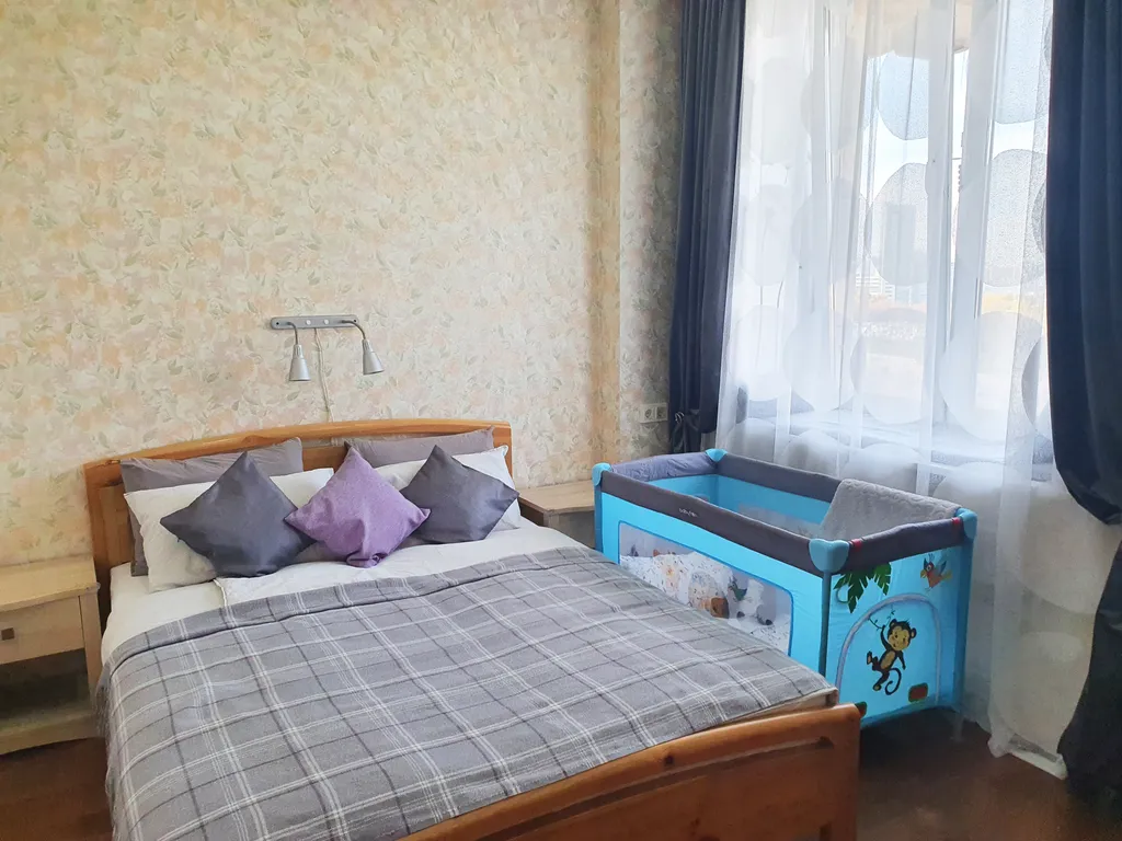 Квартира Квартира с потрясающим видом на Москва-сити, метро у подъезда — Москва