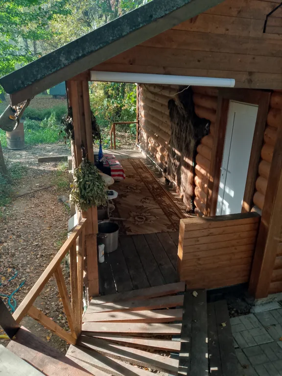 Двухэтажный Дом в Саду, баня и чан на дровах за доп.плату.