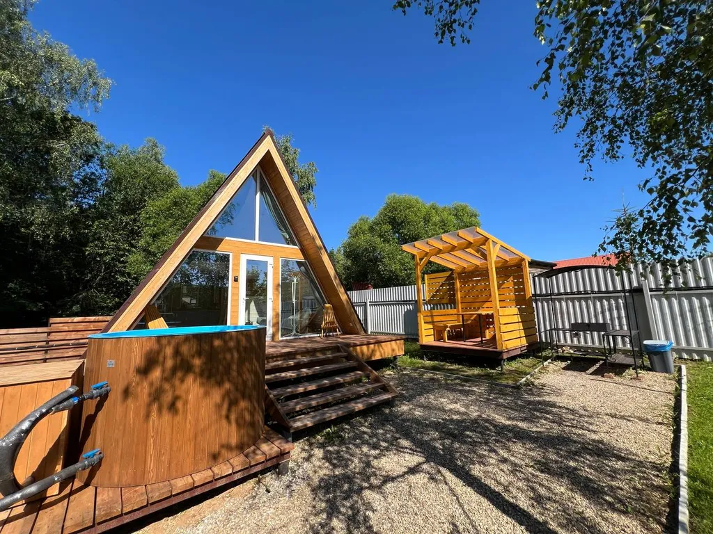Коттедж Дом №4 A-frame с купелью-фурако — аренда посуточно в Боровск