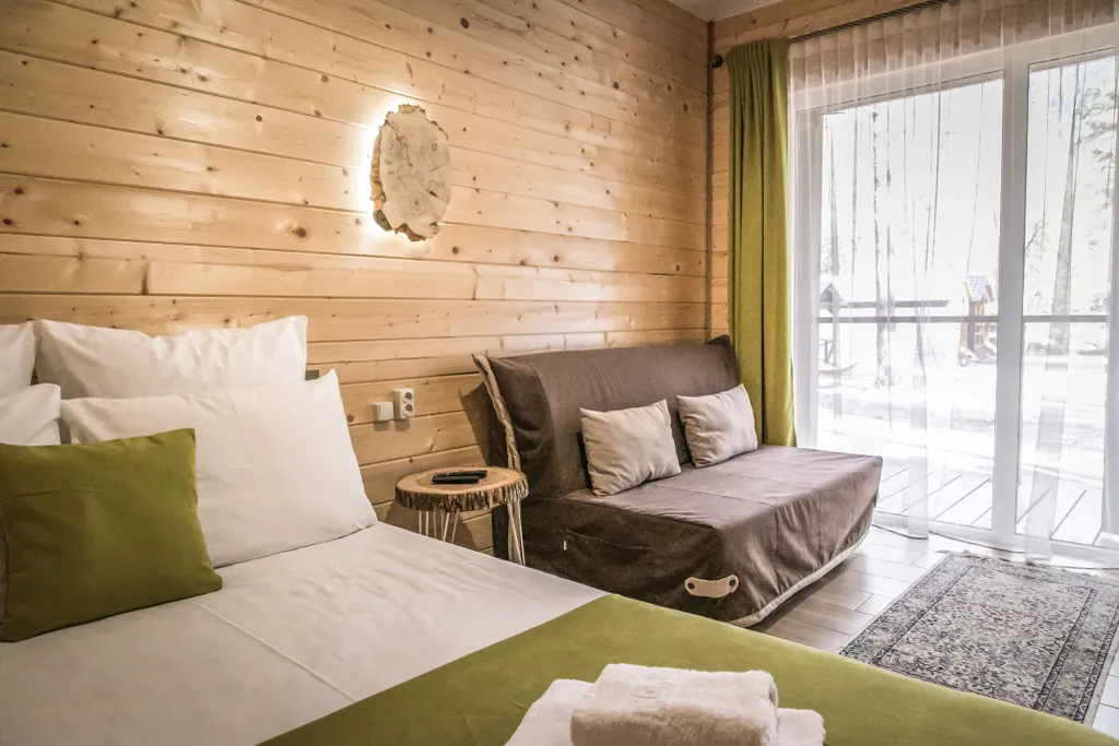 Коттедж для всей компании с видом на горы