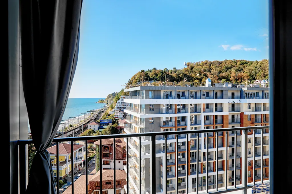 Апартаменты лофт с обзорным видом на море