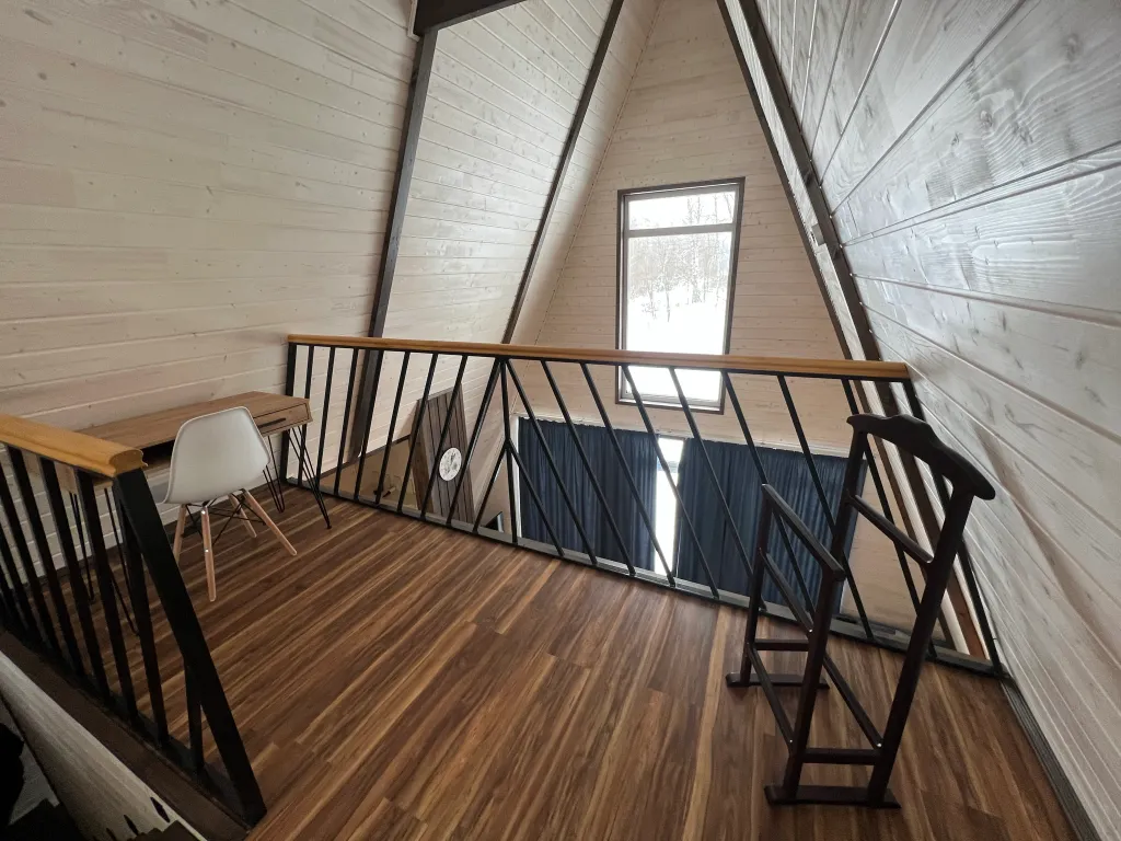 Уютнейший A-frame с сауной Черника