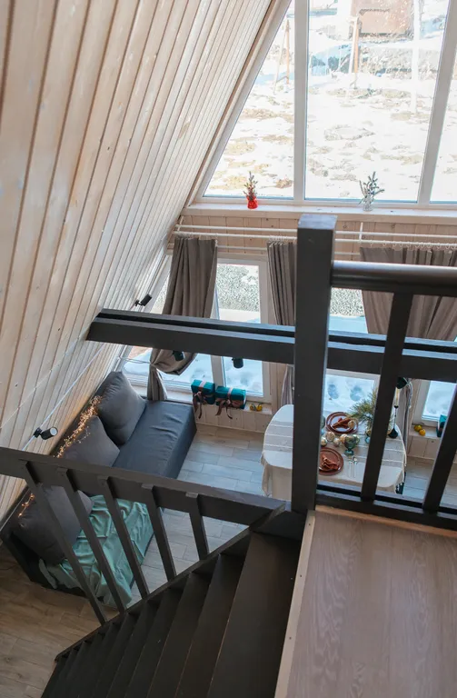 Коттедж Уютный A-frame дом с видом на горы — Шерегеш