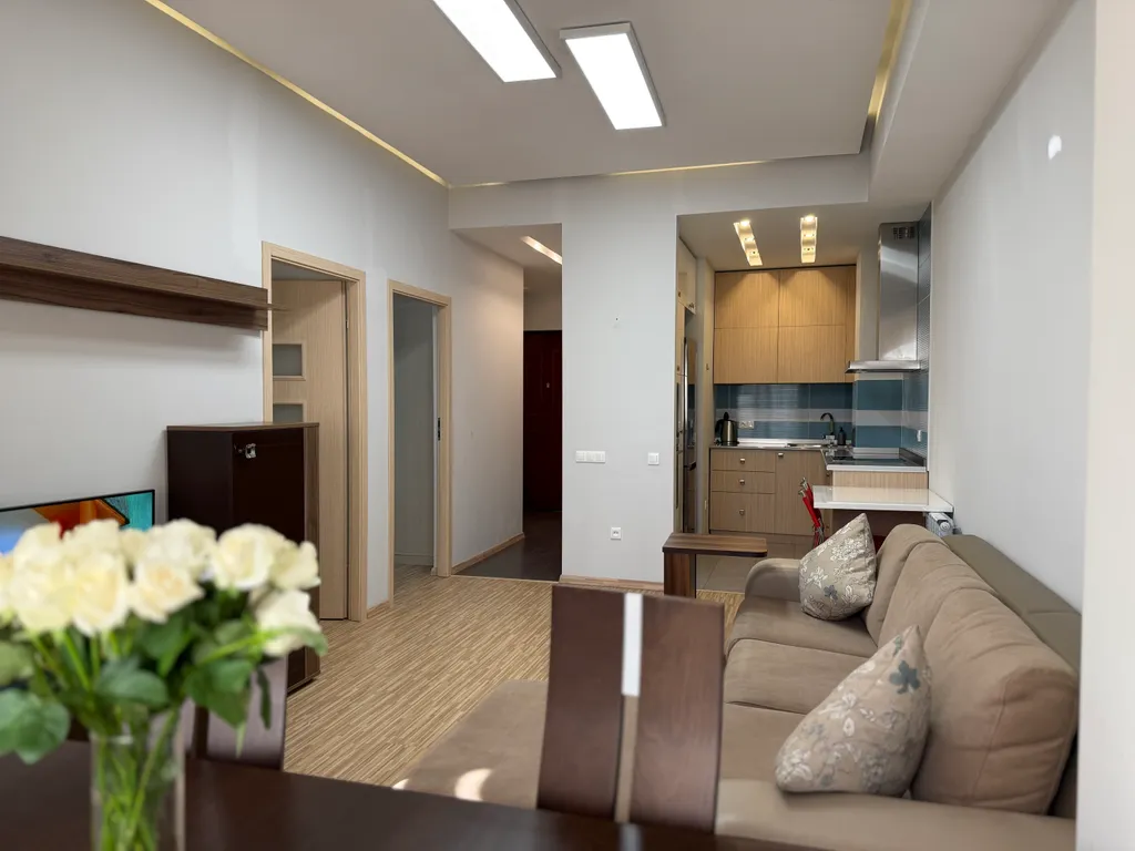 Семейные апартаменты с 2 спальнями и балконом