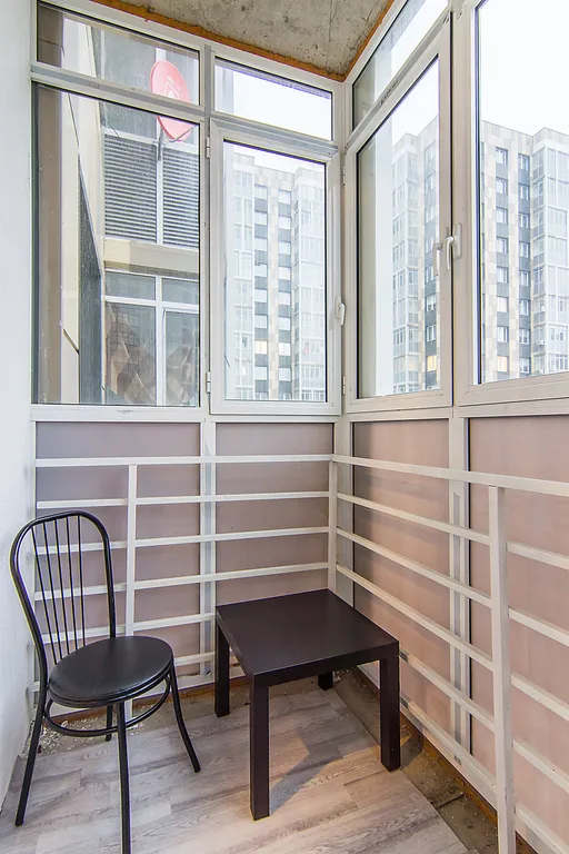 Эконом квартира студия для пары с балконом