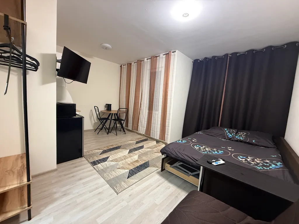 Студия в новом доме с видом на лес