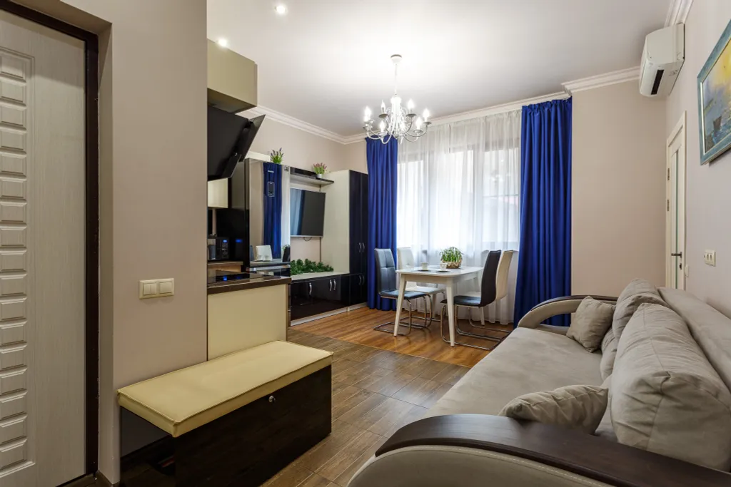 Евродвушка с большим балконом