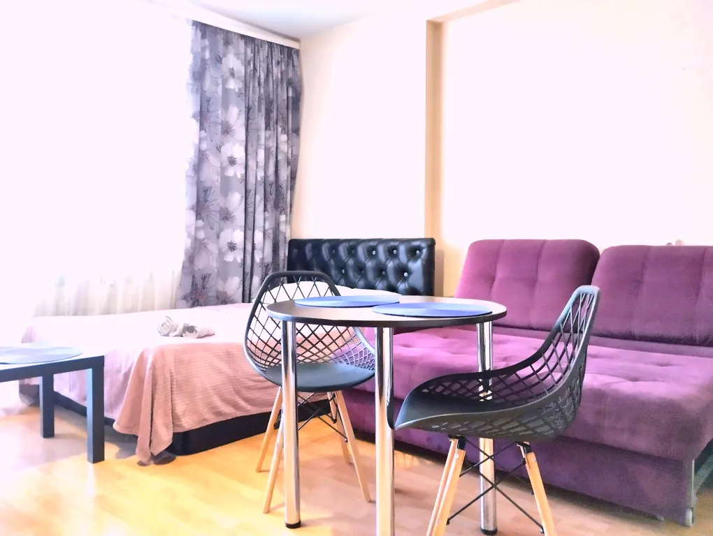 Уютная студия на высоте птичьего полета