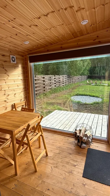 Шале с баней на дровах