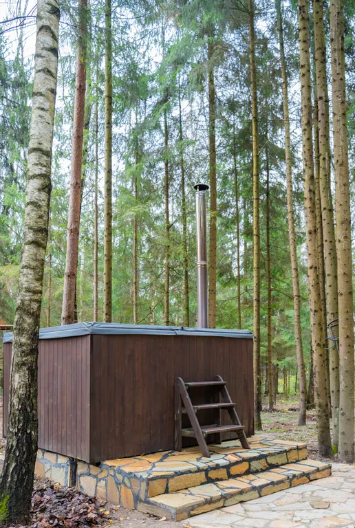 Дом-купольный в сосновом лесу для двоих