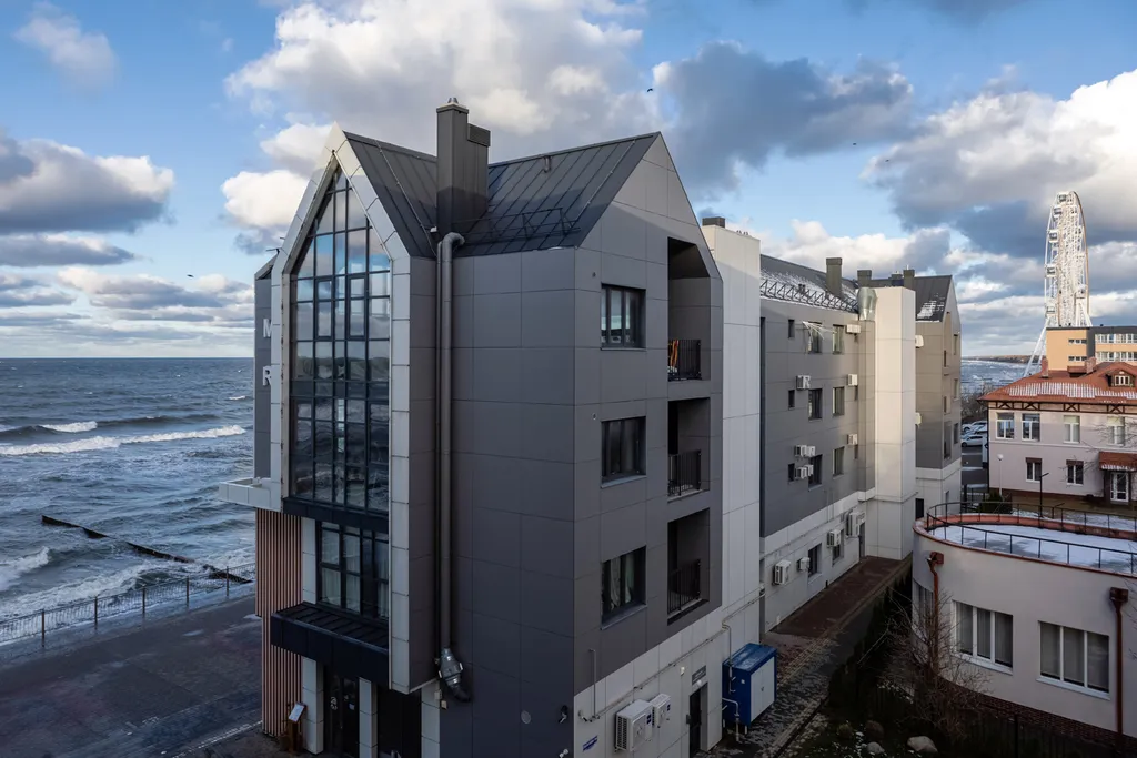 Квартира у моря в Зеленоградске первая линия парковка