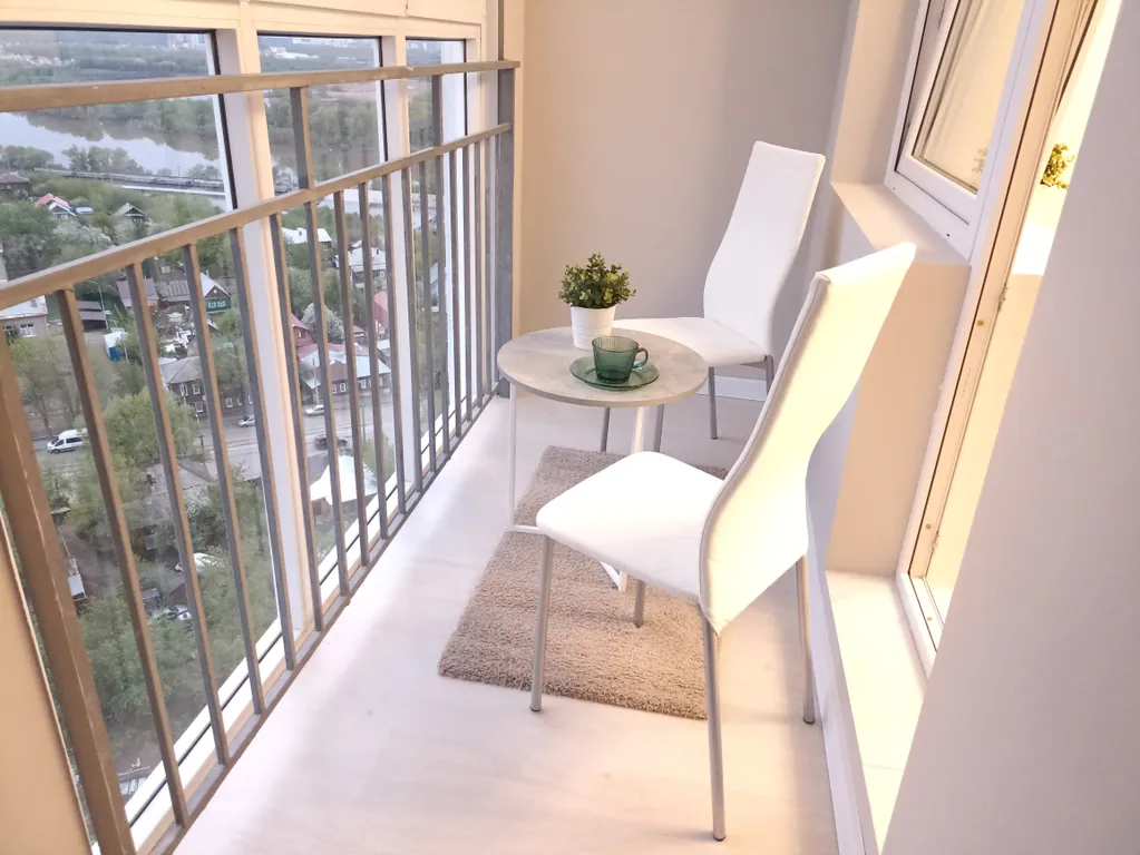 Квартира  с панорамным видом на реку в историческом центре Уфы.