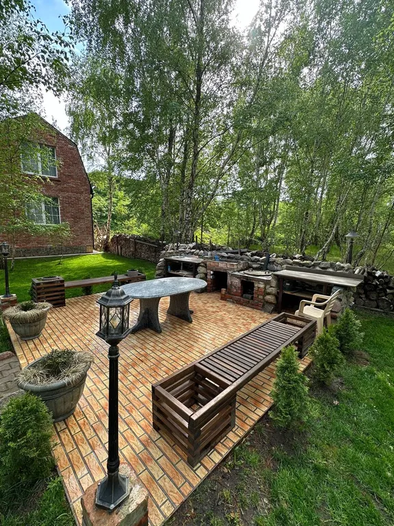 Уютный дом в березовой роще, на первой линии у моря