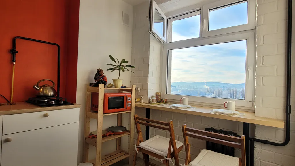 Квартира с панорамным видом на гору Чатыр Даг