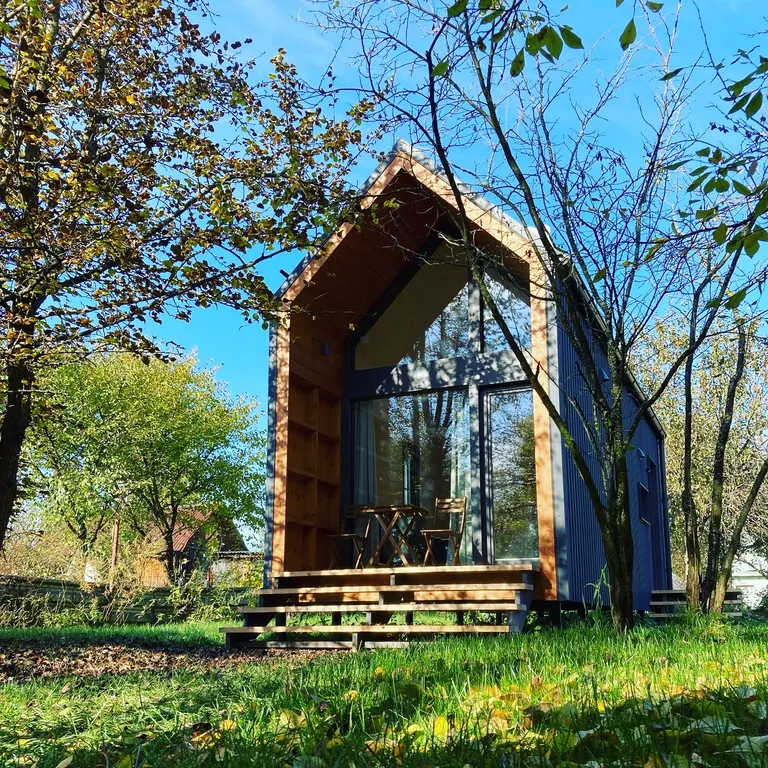 Коттедж Коттедж Новый барнхаус с баней — Манюхино